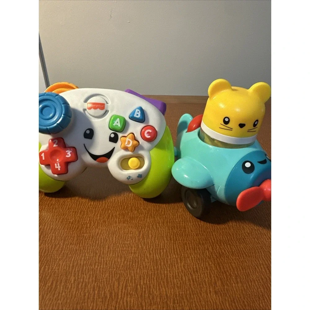 Fisher Price Video Game‎ Controller Baby Toy Laugh & Learn, Push & Go Rattle